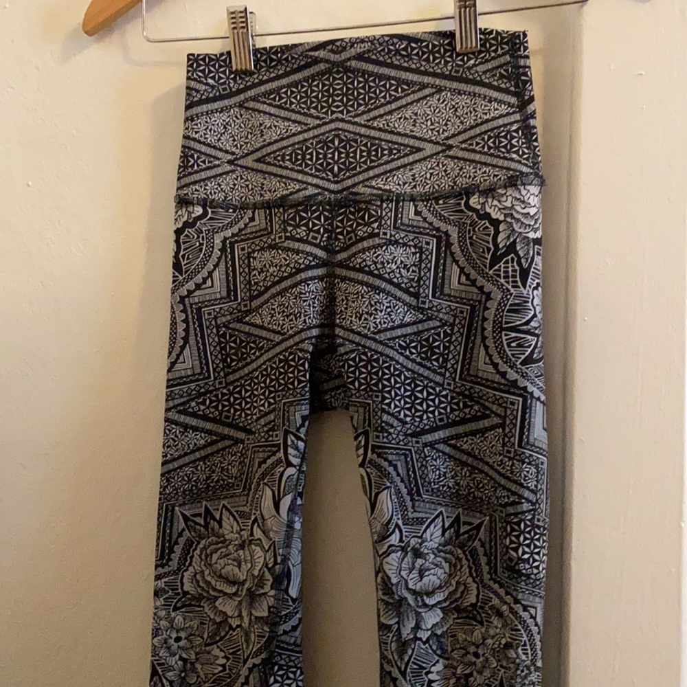 Lululemon Wunder Under Tight Inked Ice Grey Black 2